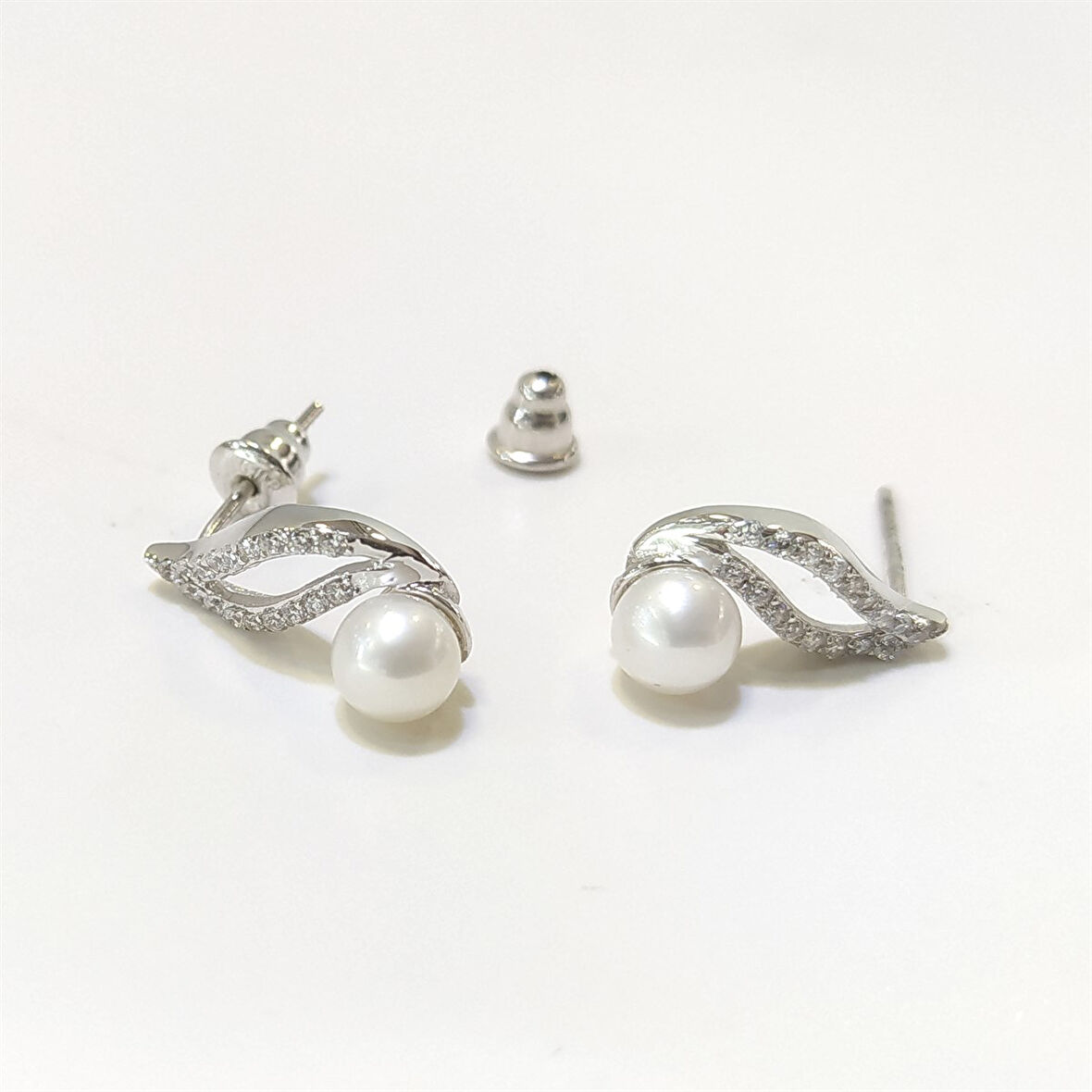 İnci Küpe 14 Ayar Altın