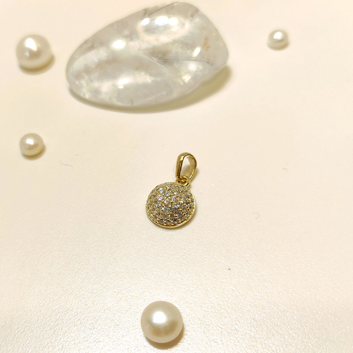 Karpuz Kolye Ucu 14 Ayar Altın  HD VİDEOLU