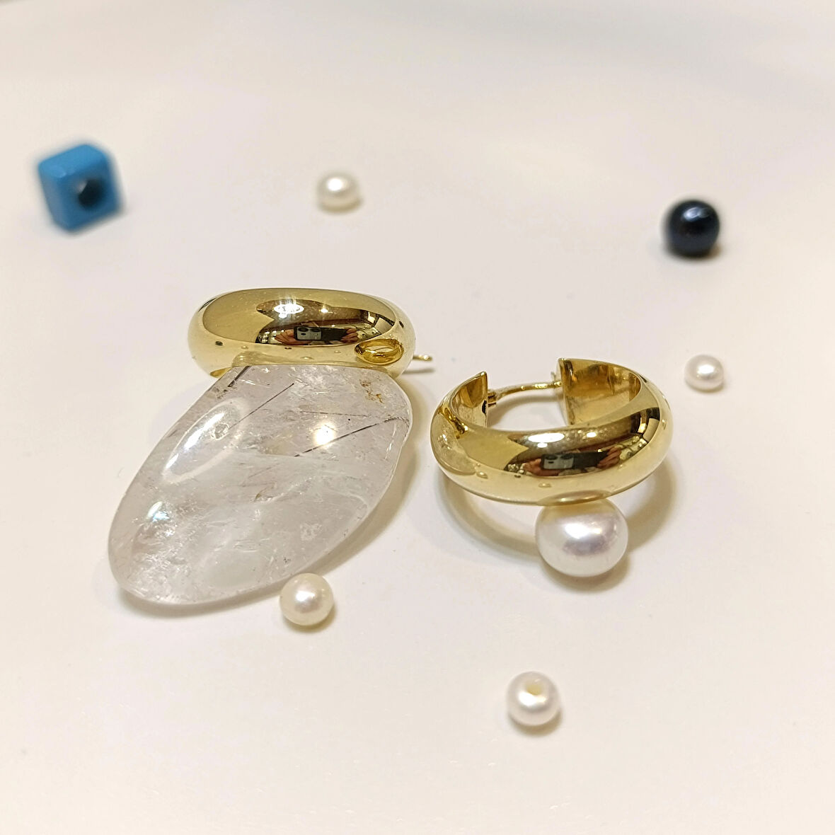 24mm Klasik Halka Küpe 14 Ayar Altın HD VİDEOLU