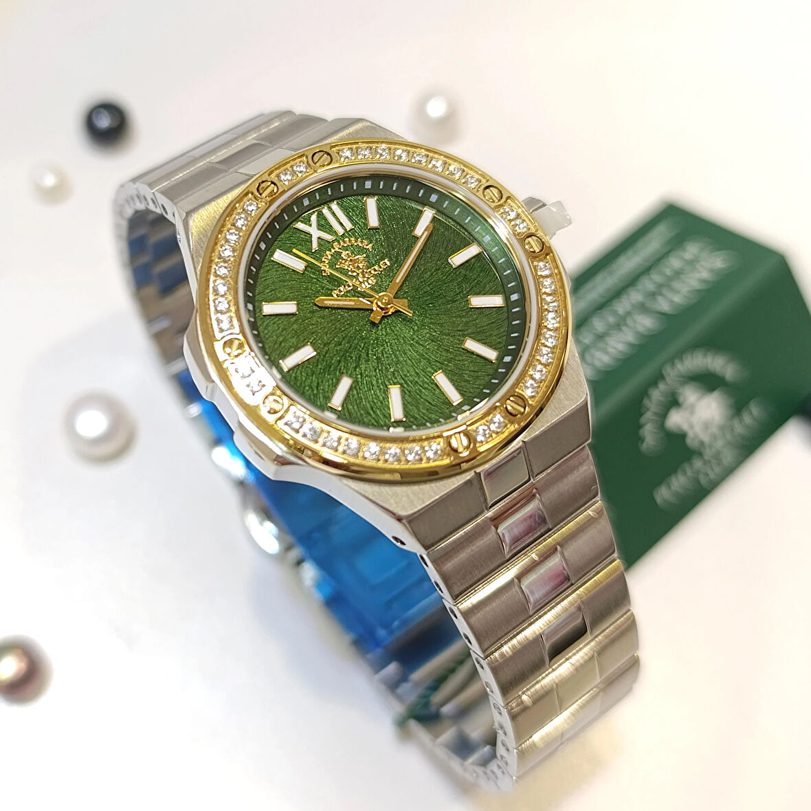 SB POLO Luxury Bayan Saat 5 ATM Su Geçirmez Saat HD VİDEOLU