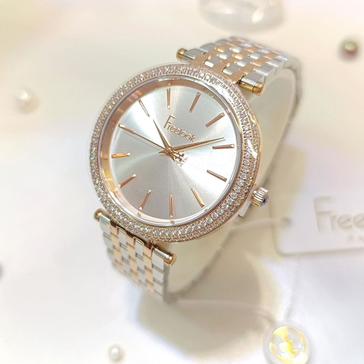 Freelook Lumıere Kadın Saat 5 ATM Su Geçirmez Saat HD VİDEOLU