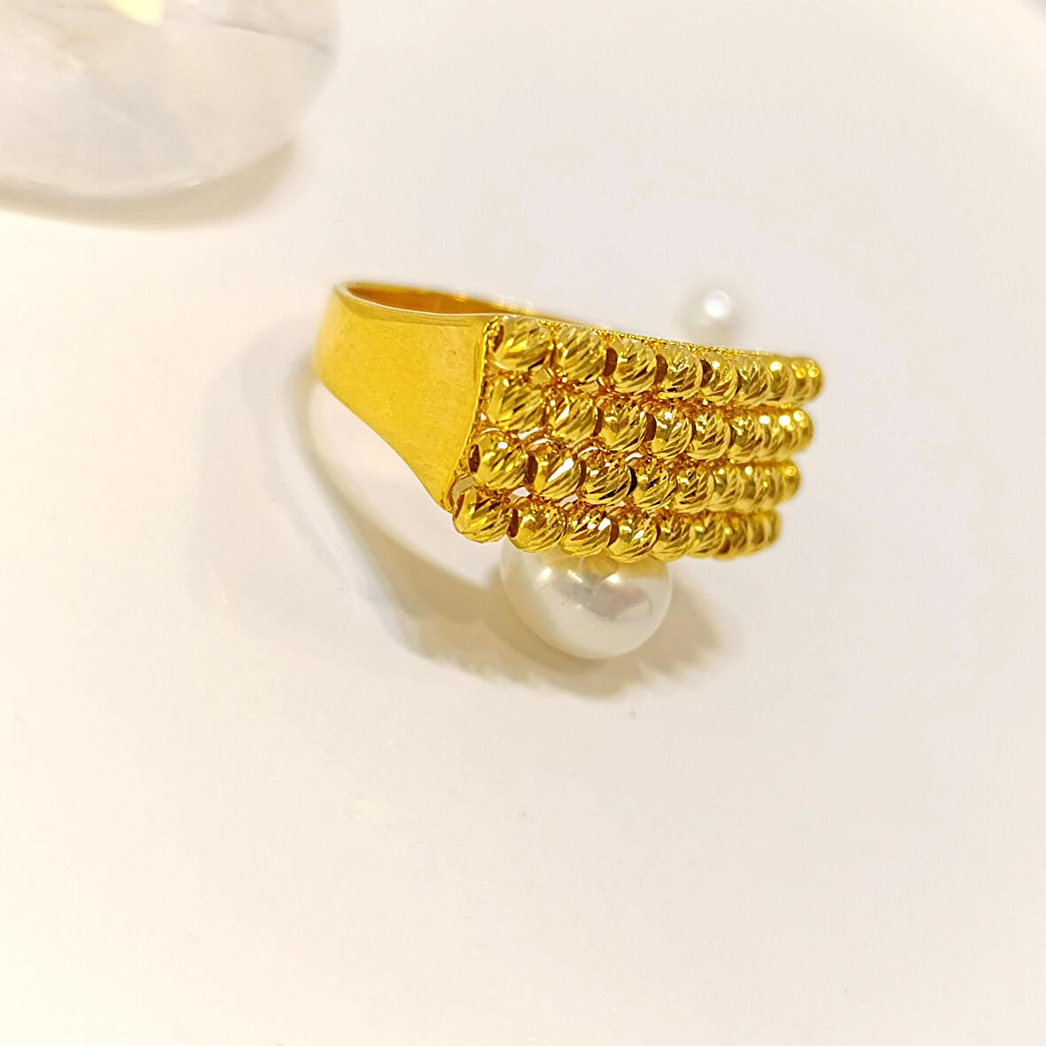 Dorika Toplu Taşsız Yüzük 14 Ayar Altın HD VİDEOLU