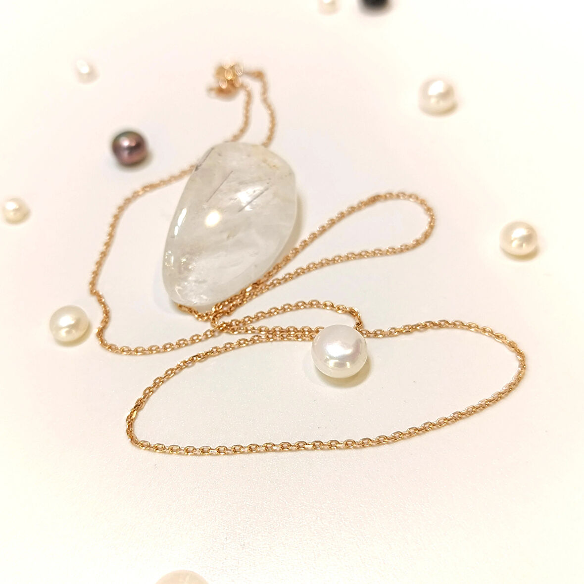 50cm 1mm İnce Forse Zincir 14 Ayar Altın  HD VİDEOLU