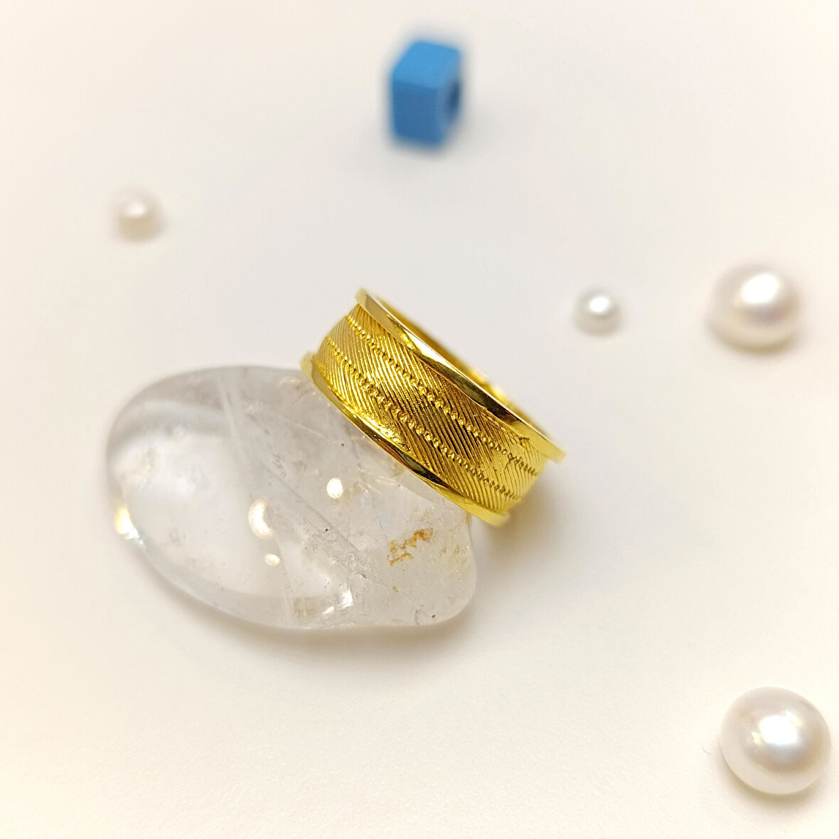 Trabzon Hasırı Taşsız Yüzük 14 Ayar Altın HD VİDEOLU