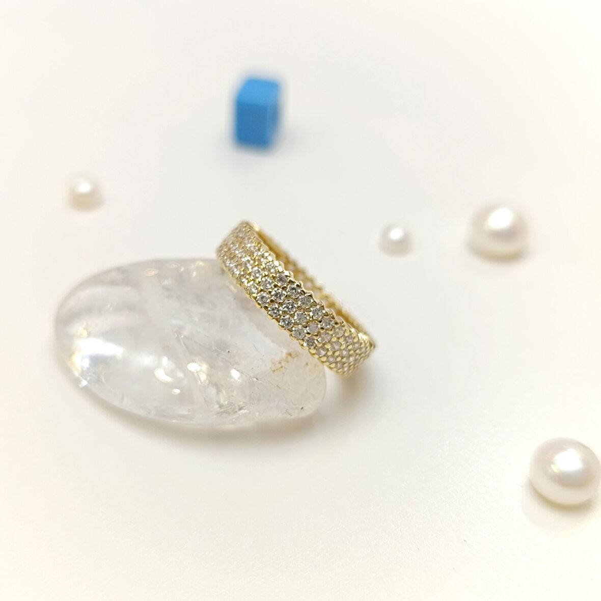 14 Ölçü Tam tur Taşlı Yüzük 14 Ayar Altın HD VİDEOLU