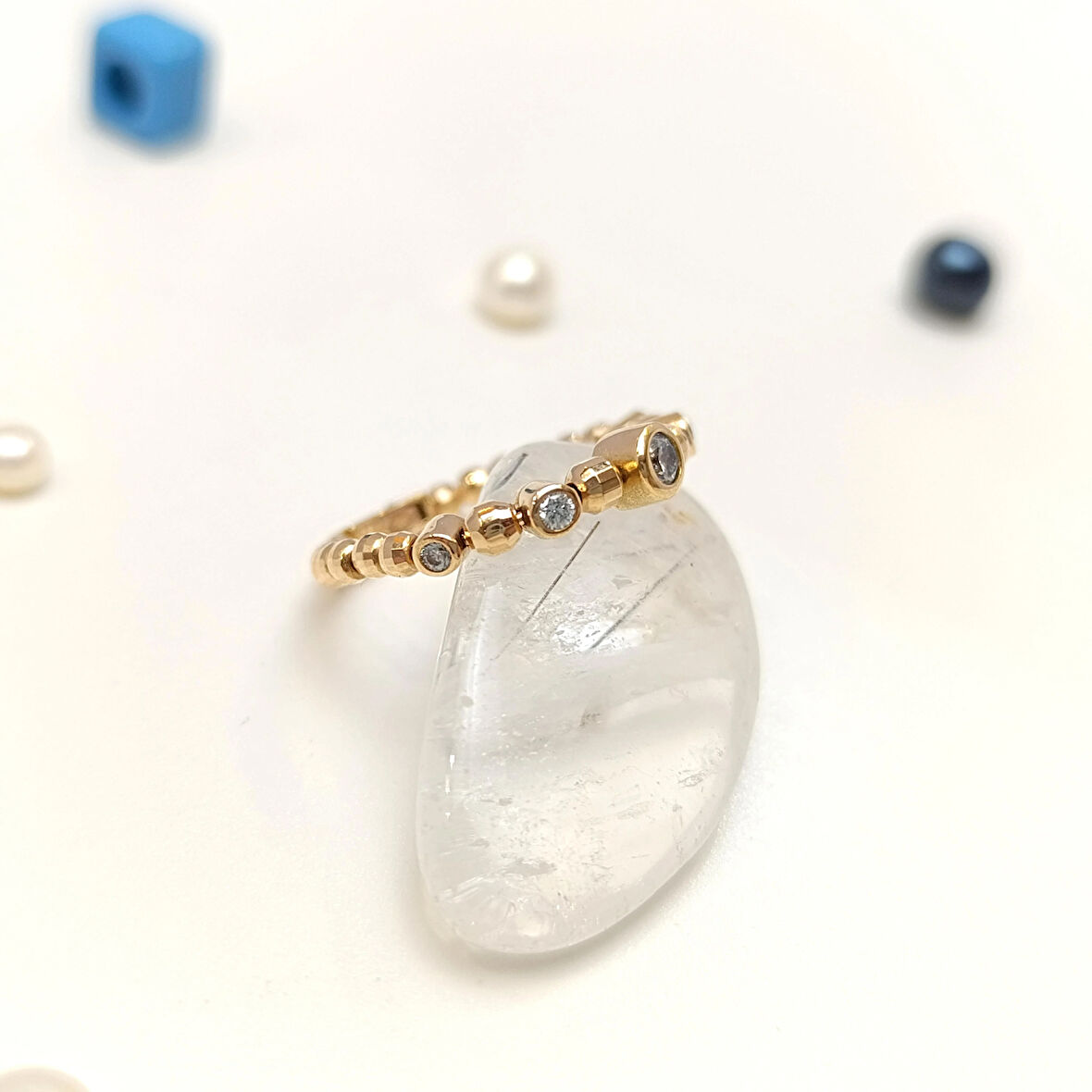 Dorika Toplu Yüzük 14 Ayar Altın HD VİDEOLU