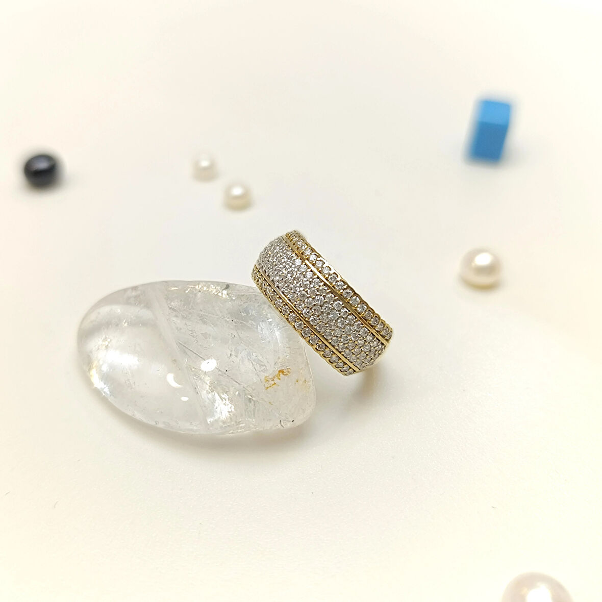 Taşlı Yüzük 8 Ayar Altın HD VİDEOLU