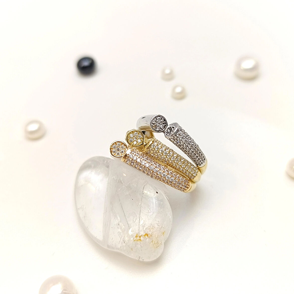 Taşlı Yüzük 14 Ayar Altın HD VİDEOLU