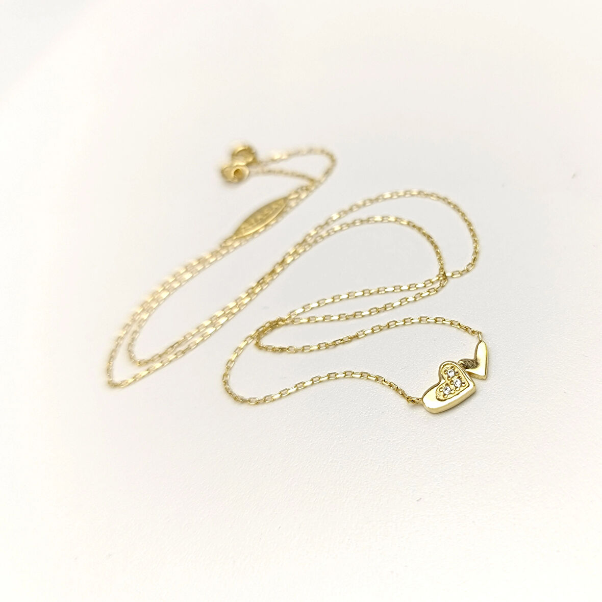 Kalp Kolye 14 Ayar Altın HD VİDEOLU