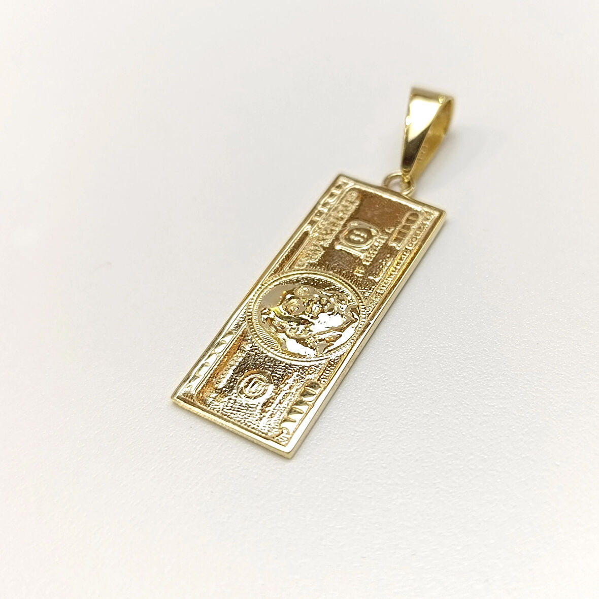 100 Dolar Kolye 14 Ayar Altın HD VİDEOLU