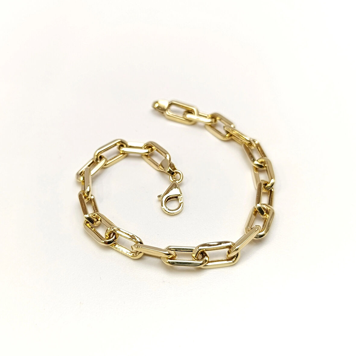 Piramit Ataç Zincir Bileklik Künye 14 Ayar Altın HD VİDEOLU