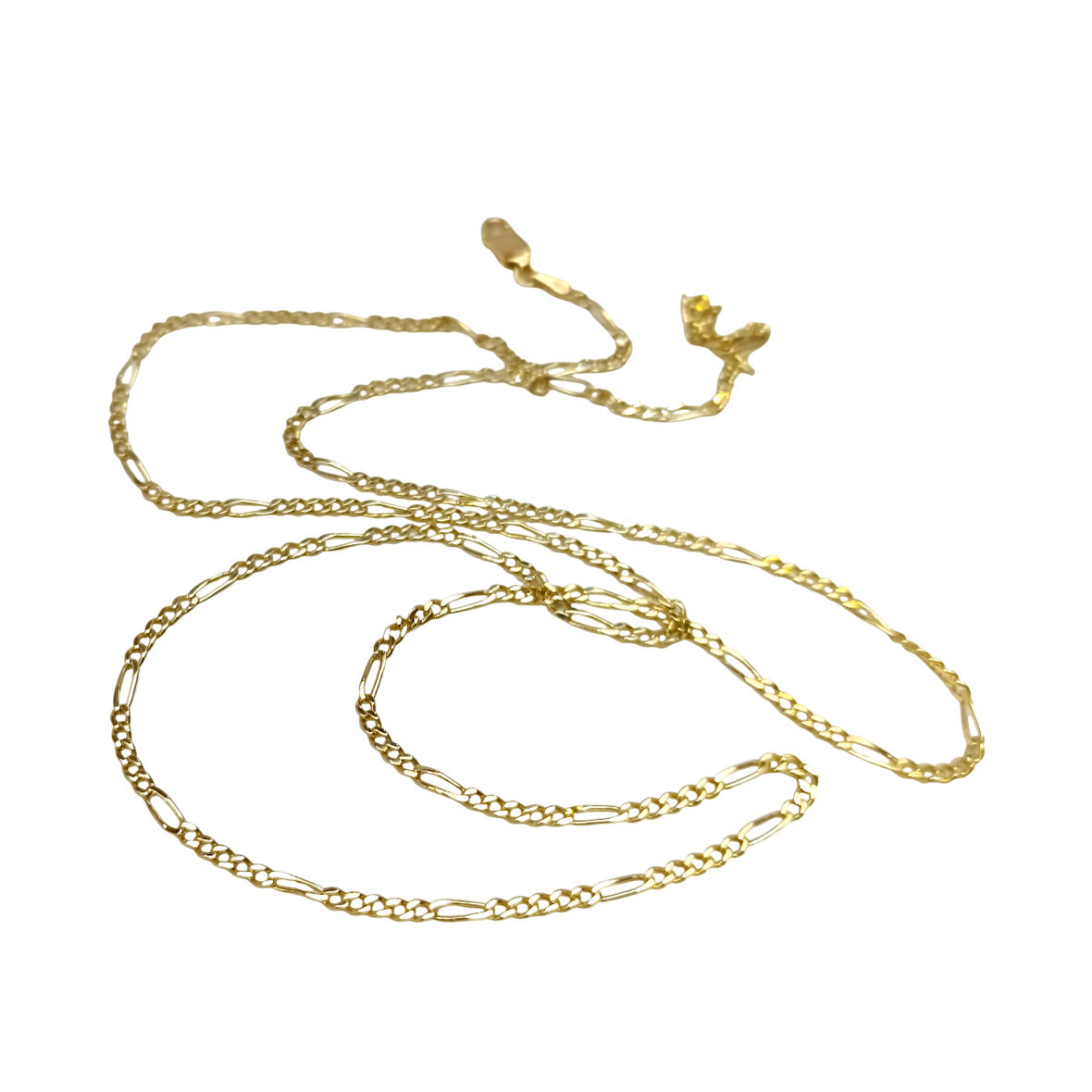 65cm 2.1mm Figaro Zincir 14 Ayar Altın HD VİDEOLU