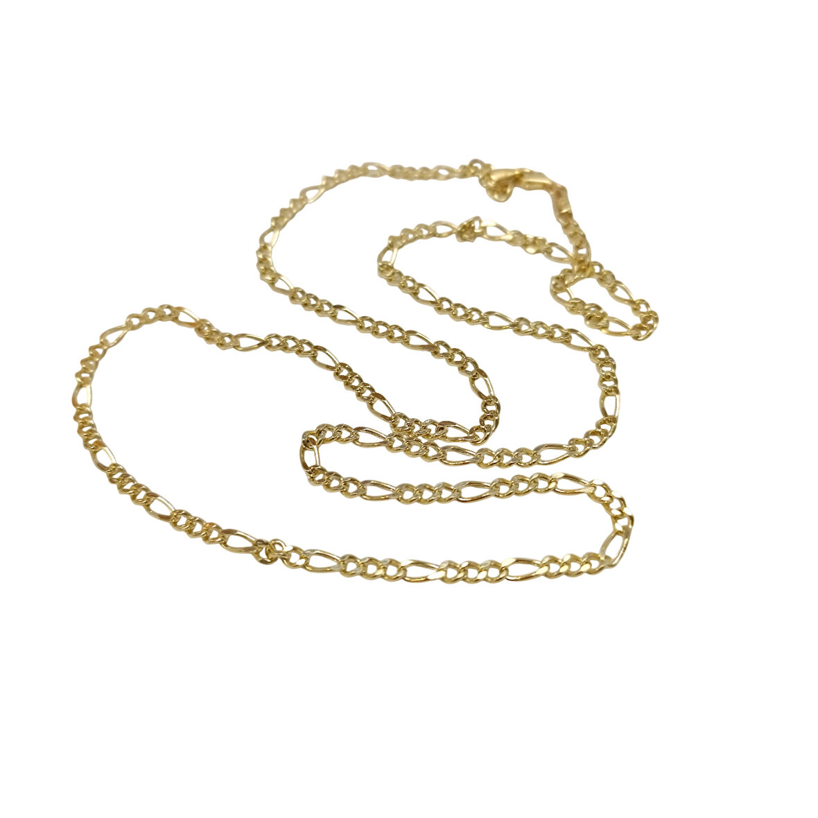 60cm 3.1mm Figaro Zincir 14 Ayar Altın HD VİDEOLU