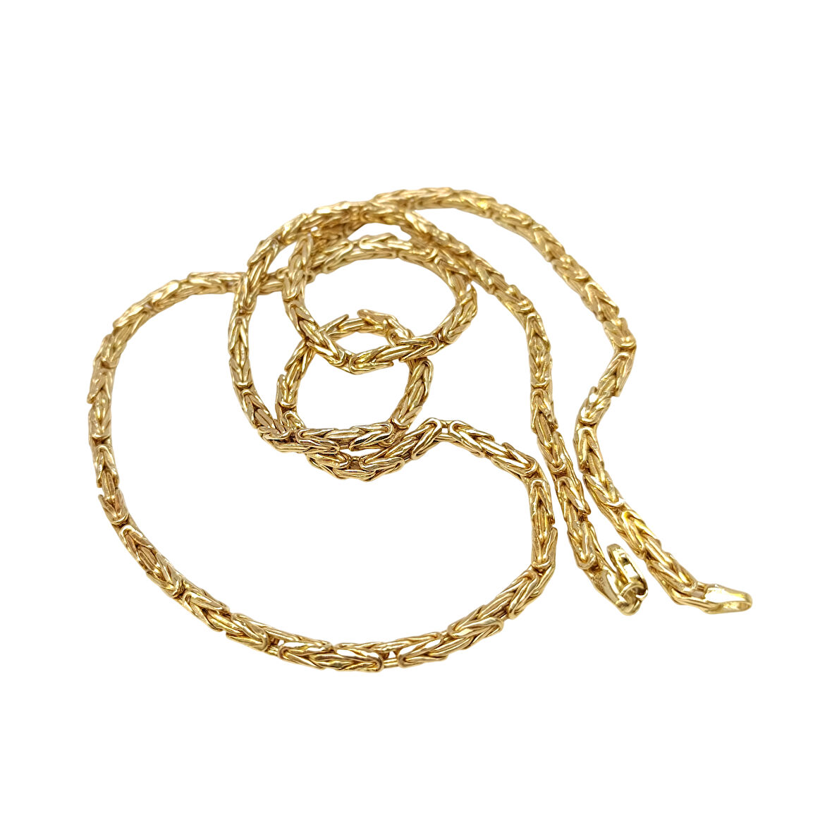 65cm 3,1mm Kral Zincir 14 Ayar Altın HD VİDEOLU