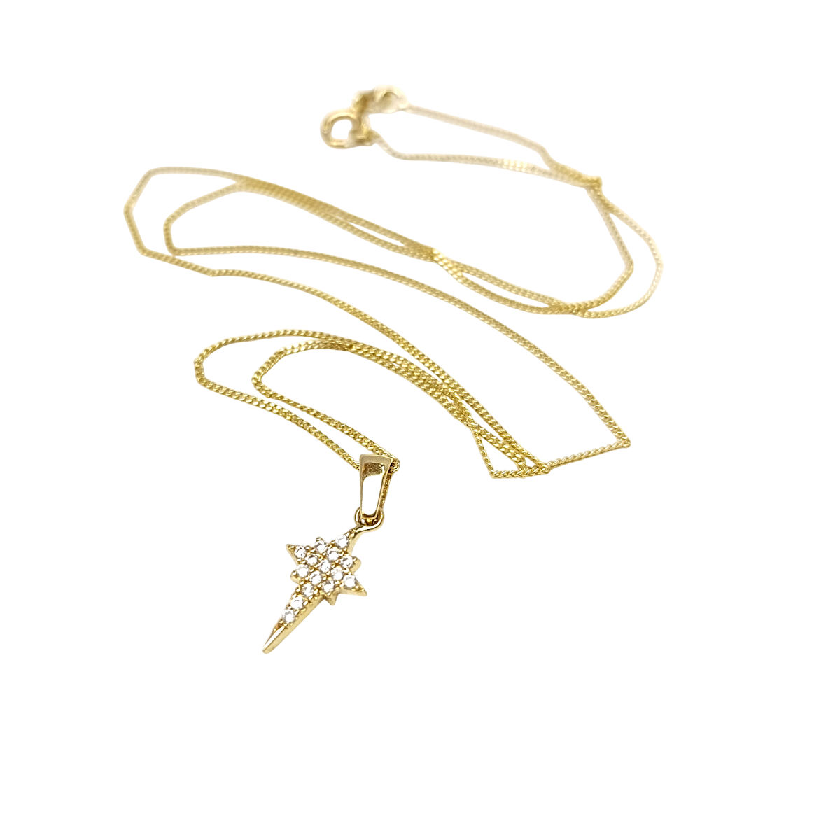 Kuzey Yıldızı Kolye 14 Ayar Altın HD VİDEOLU