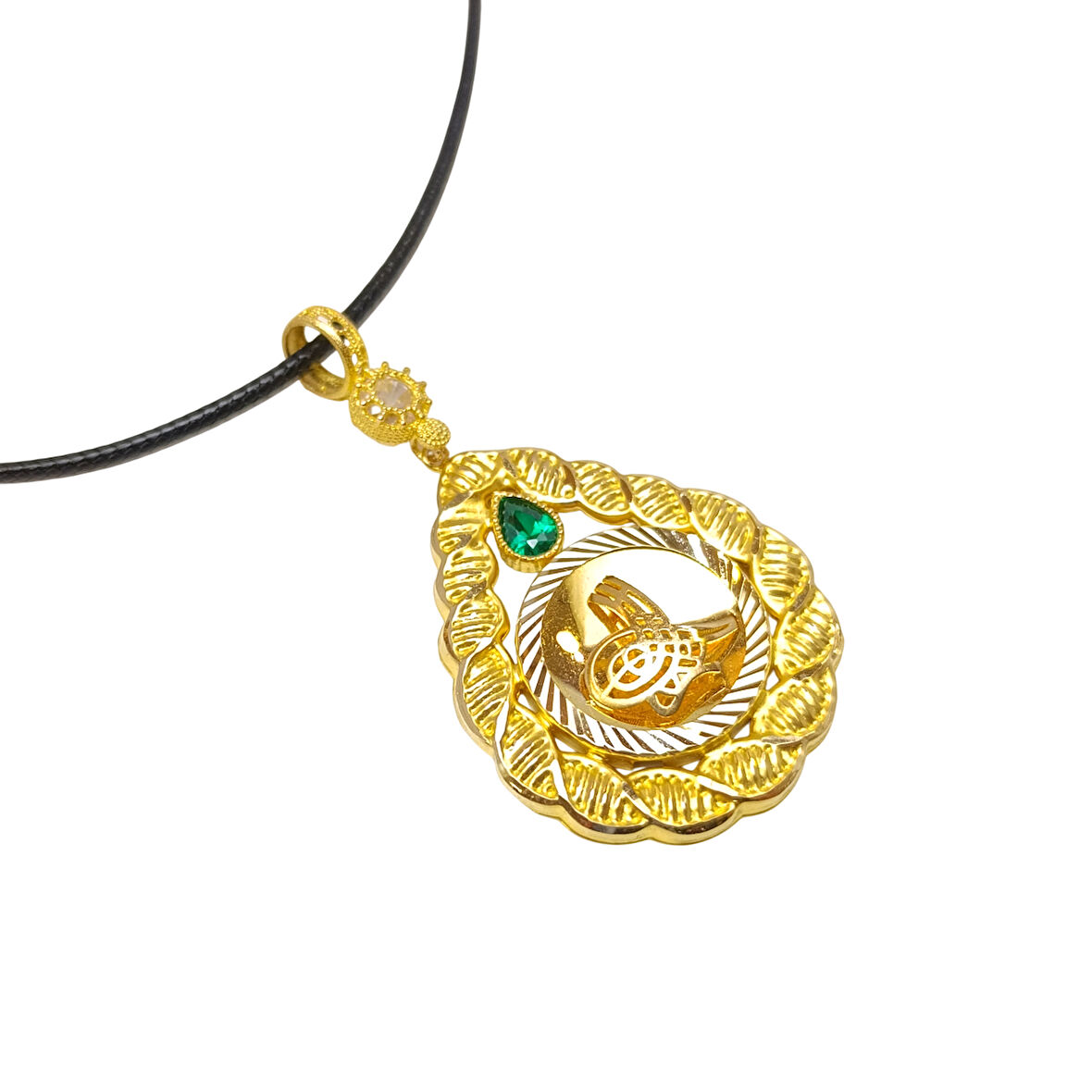 Tuğralı Kolye 14 Ayar Altın HD VİDEOLU