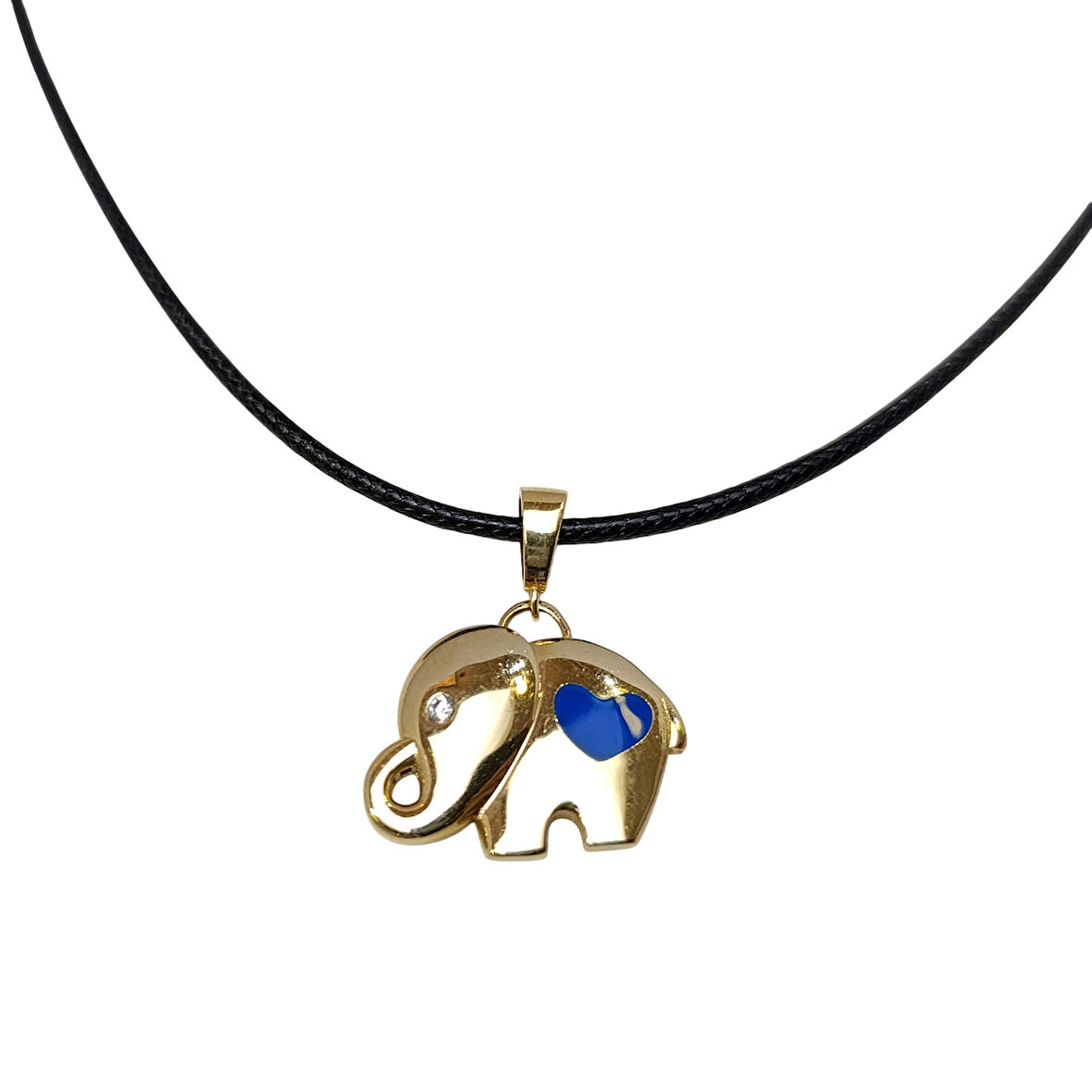 Mineli Fil Kolye 14 Ayar Altın HD VİDEOLU