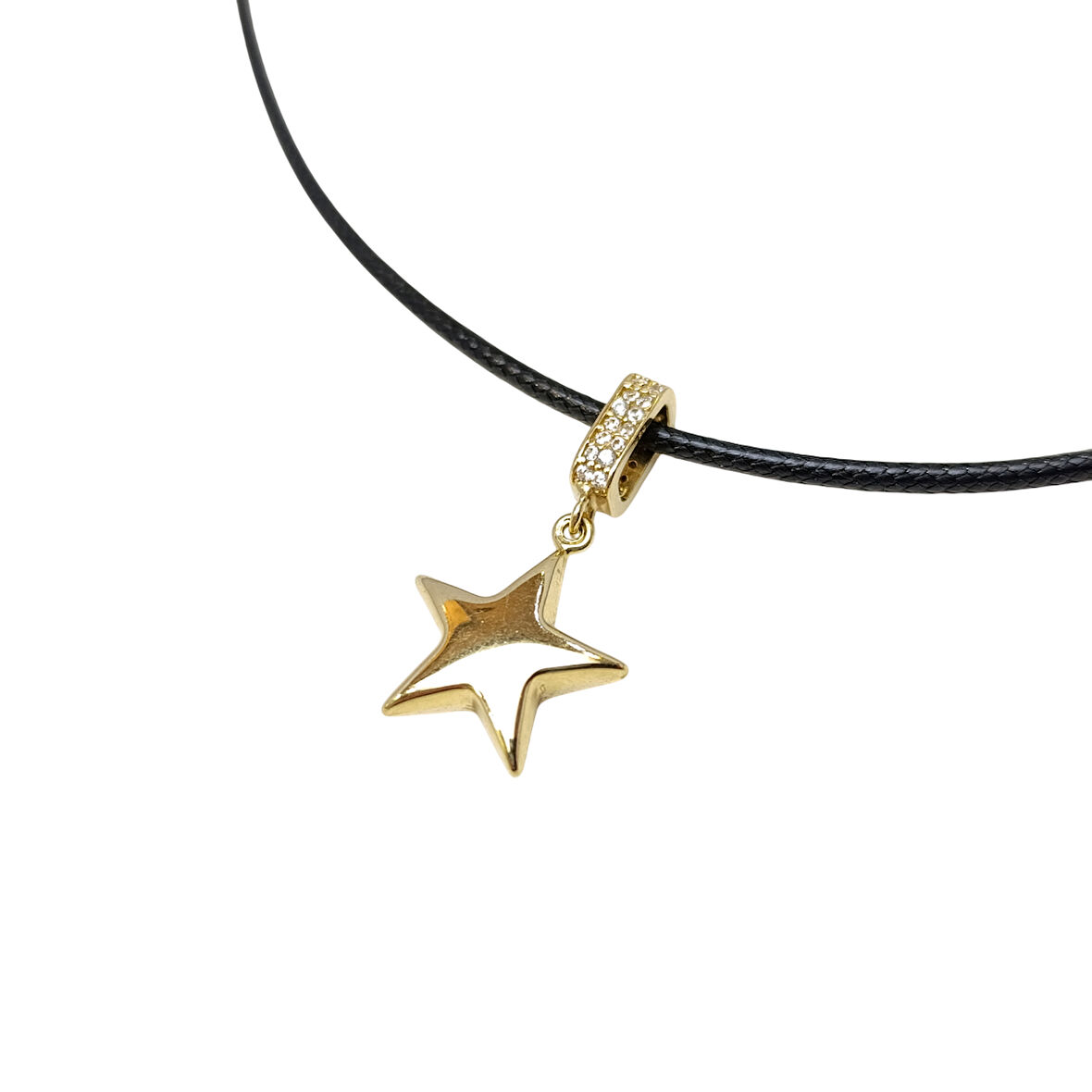 Charm Tombiş Yıldız Kolye 14 Ayar Altın HD VİDEOLU