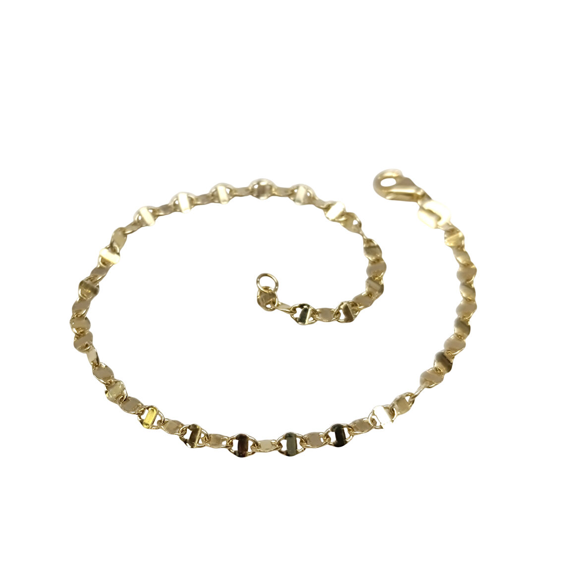 Pullu Bileklik Künye 14 Ayar Altın HD VİDEOLU