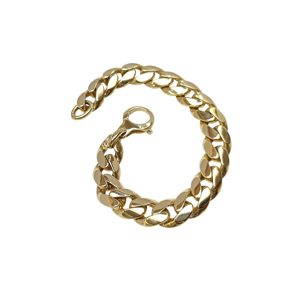 11mm Gurmet Bileklik Künye 14 Ayar Altın HD VİDEOLU