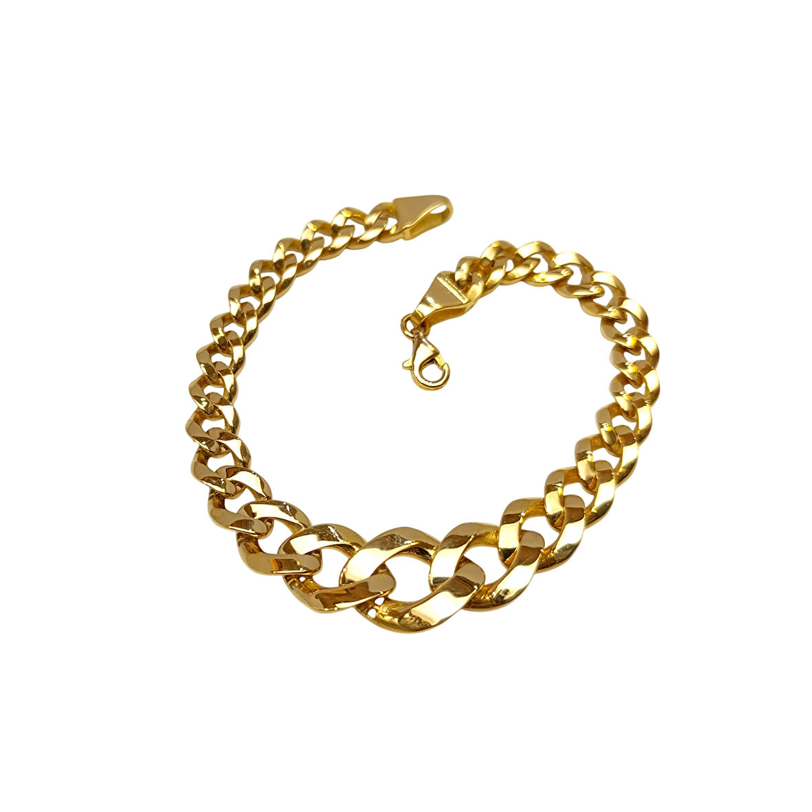 13.2mm Gurmet Bileklik Künye 22 Ayar Altın HD VİDEOLU