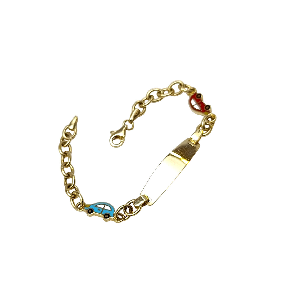 Çocuk İsim Yazılabilir Bileklik 14 Ayar Altın HD VİDEOLU