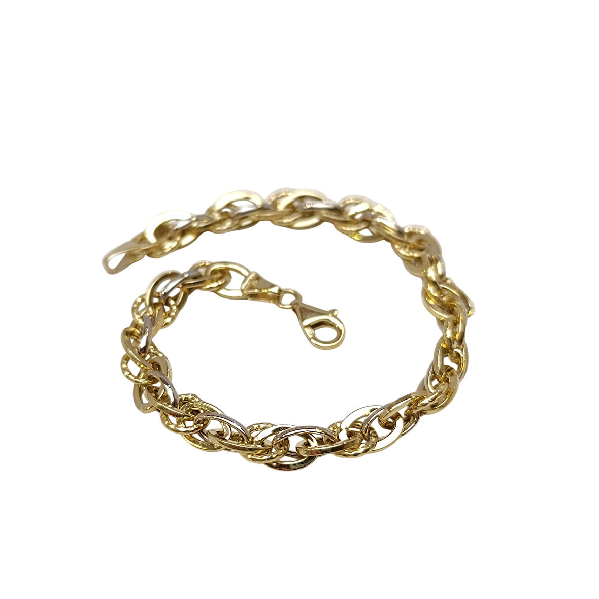 7.2mm Palamut Haloy Bileklik Künye 14 Ayar Altın HD VİDEOLU