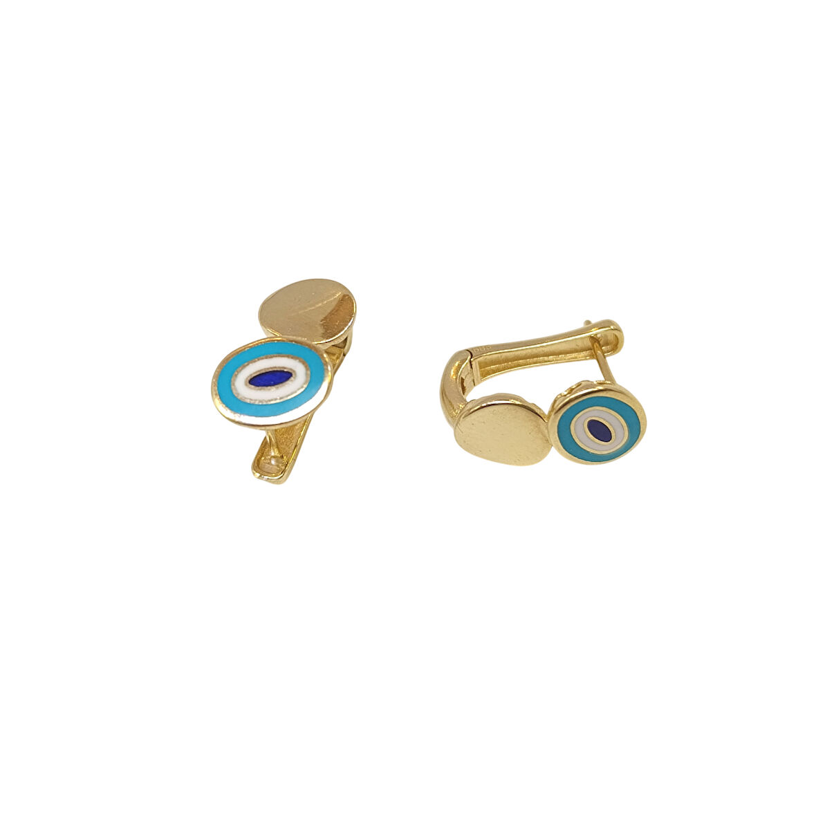 Mineli Göz Küpe 14 Ayar Altın HD VİDEOLU