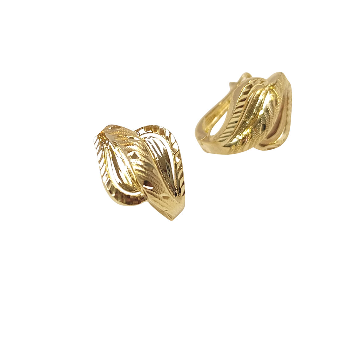 Taşsız Küpe 14 Ayar Altın HD VİDEOLU