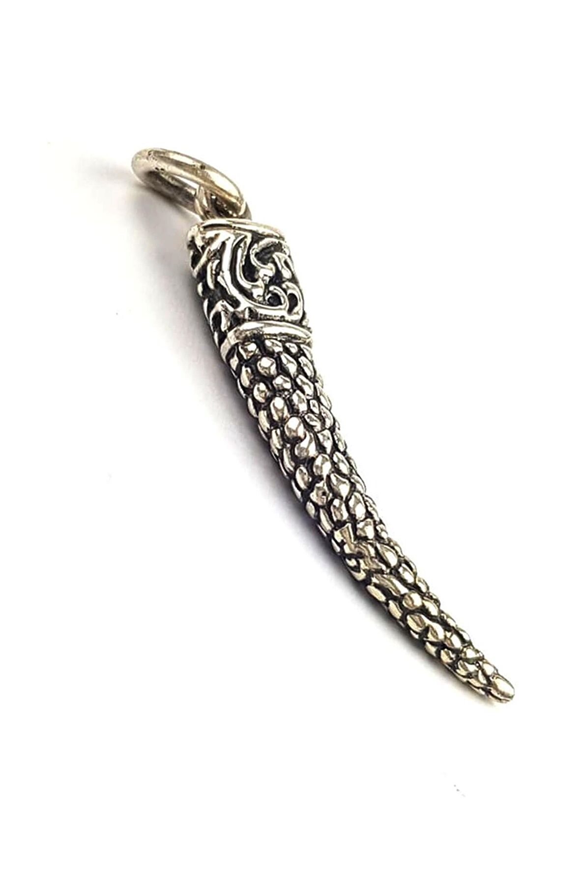 Tasarım Gümüş Diş Kolye ucu 