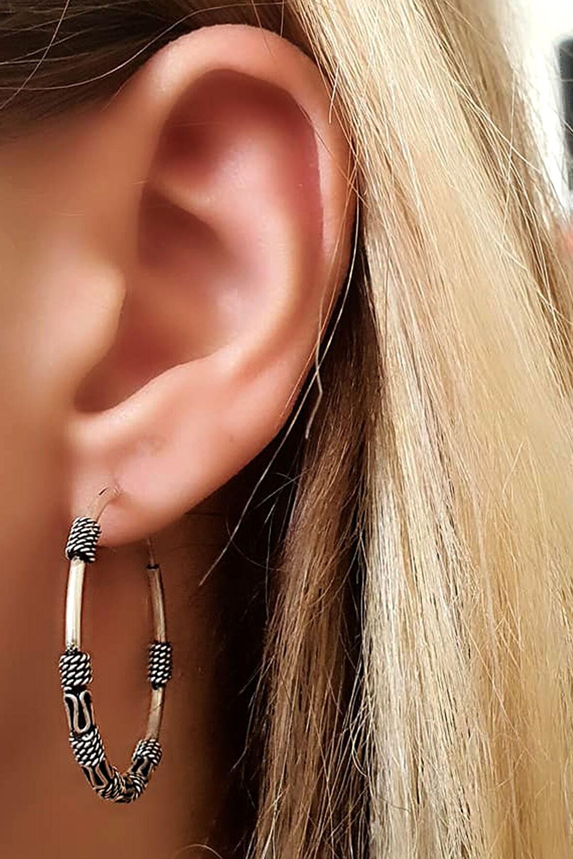 gümüş tasarım.halka küpe