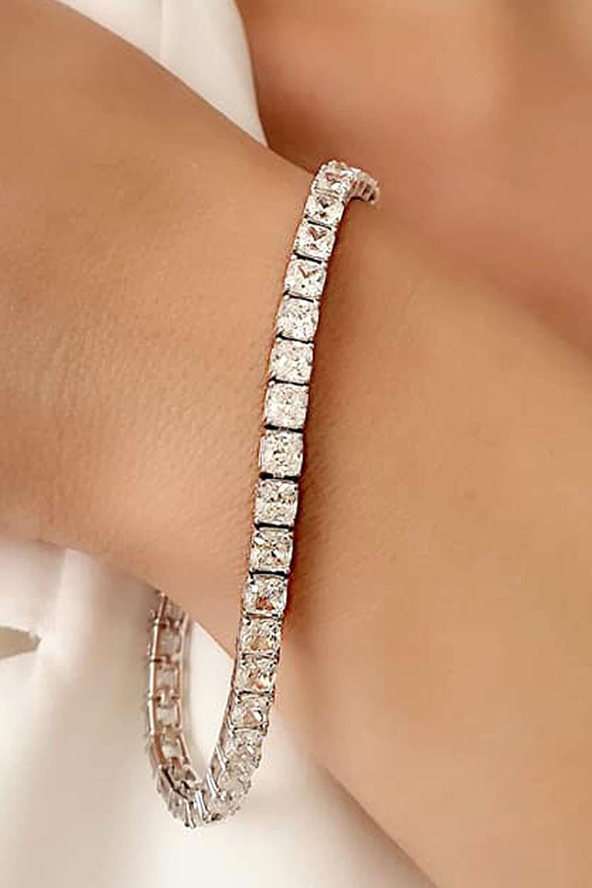 SKY DIAMOND Su yolu gümüş bileklik 