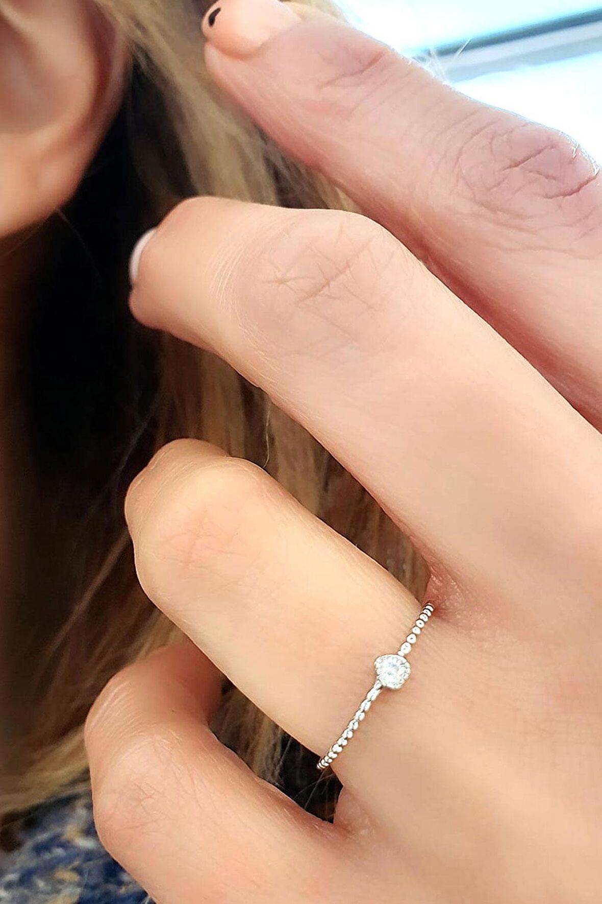 925ayar Gümüş Üzerine Altın Kaplama İtalyan Tasarımı Trend Minimal Kalp  Yüzük 