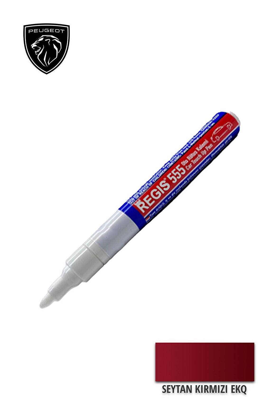 Oto Tam Örtücü Rötüş Kalemleri Peugeot EKQ Şeytan Kırmızı Çizik Giderici Oto