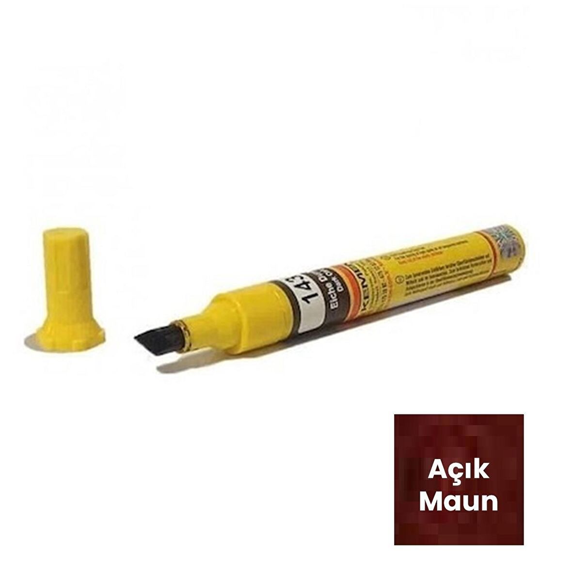 Yarı Örtücü Ahşap Rötuş Kalemleri 113 Açık Maun PTK 36/37 Ahşap Rötuş Kalemi