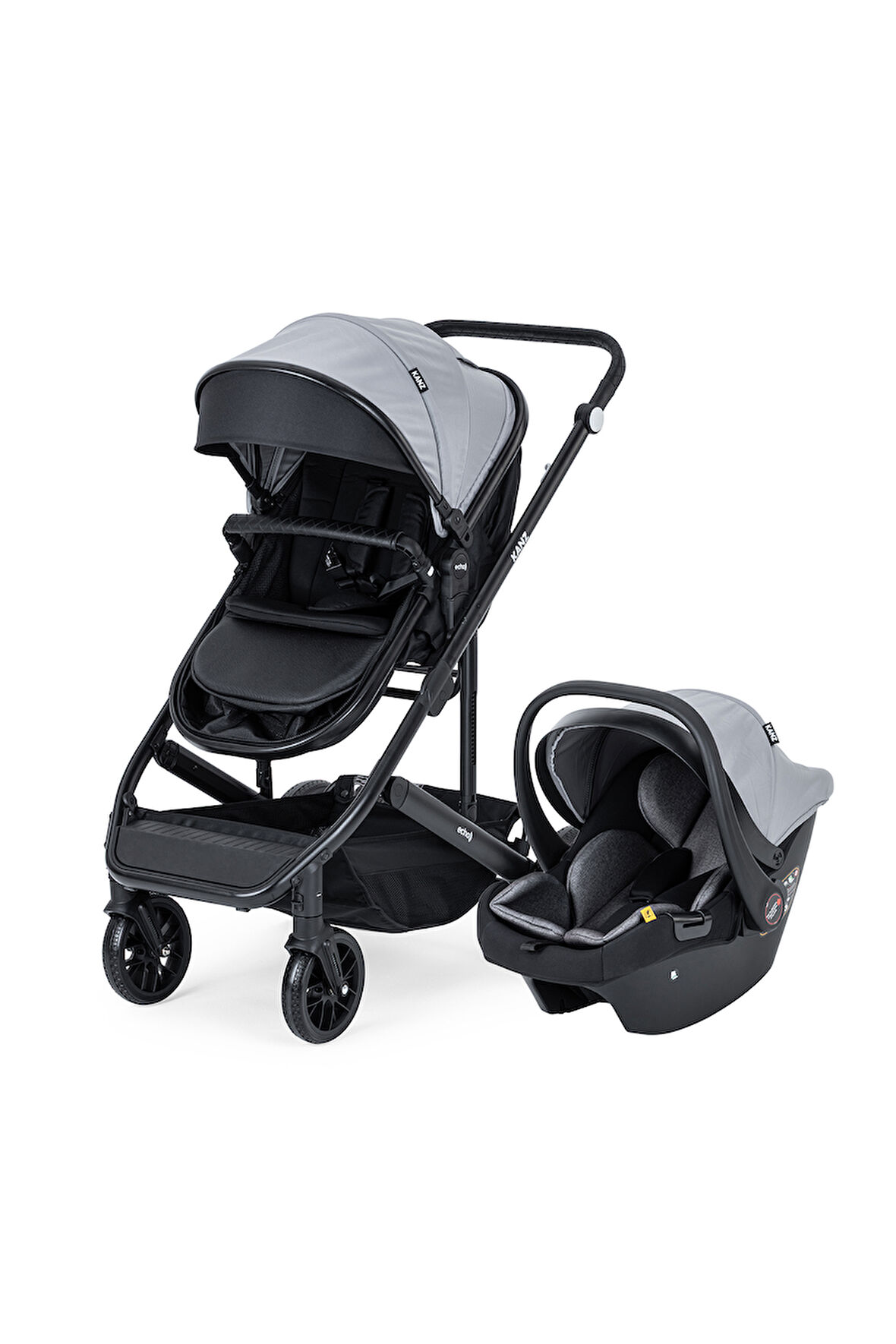Kanz Echo Travel Sistem Bebek Arabası Gri