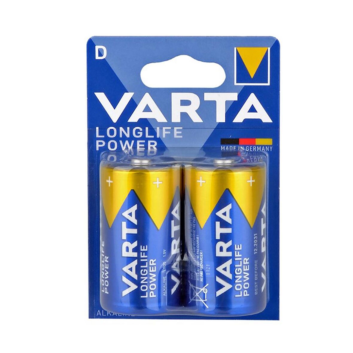 Varta 4920 High Energy D Size 2li Büyük Boy Pil