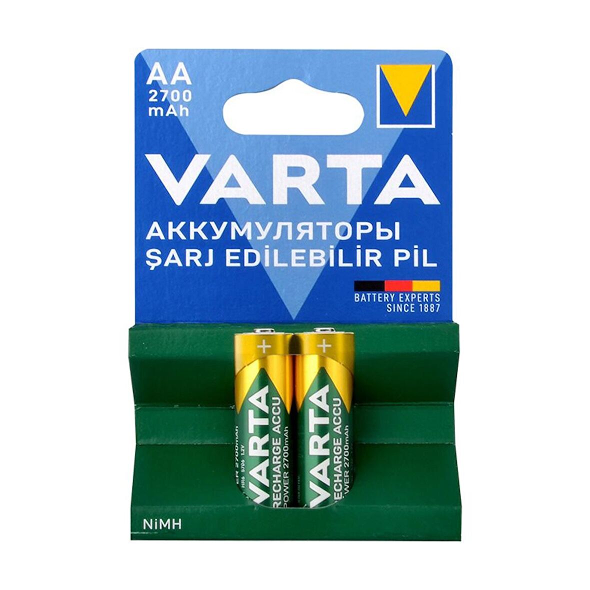 Varta Professional 5706301402 Accu 2700 mAh Şarj Edilebilir AA Kalem Pil 2'li