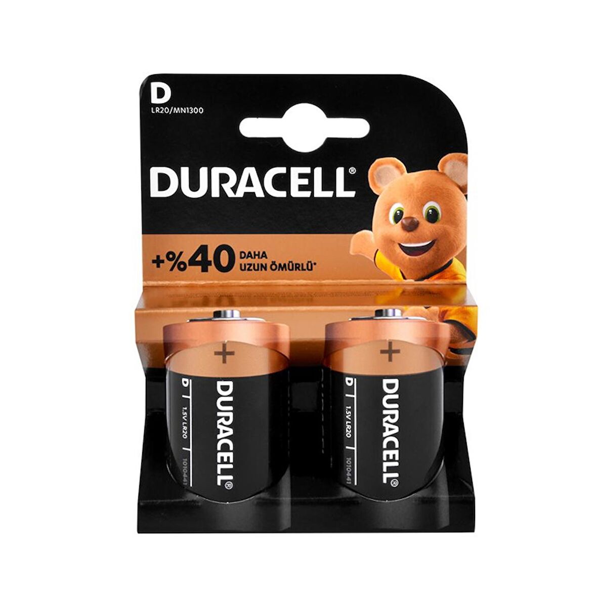 Duracell D Size Büyük Boy Alkalin Pil 2'li