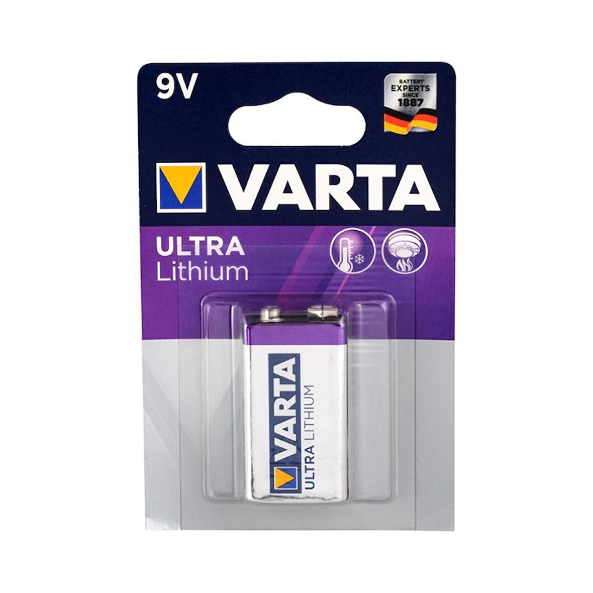 Varta Profesyonel Lityum 9V Pil