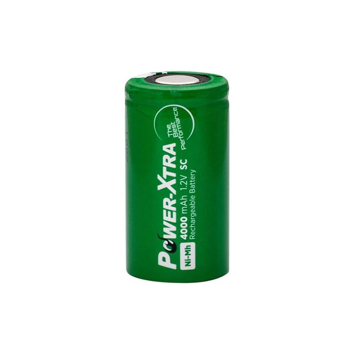 Power-Xtra 1.2V NI-MH SC 4000 mAh PVC Şarjlı Pil