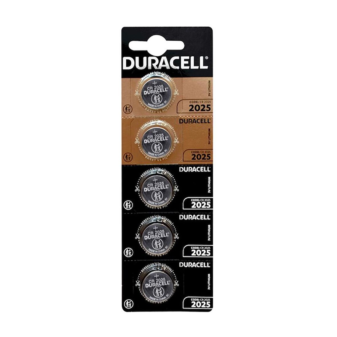 Duracell CR2025 3V Lityum Pil 5li