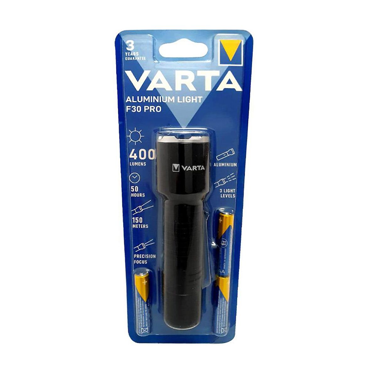 Varta 17608 Alüminyum F30 Pro Led El Feneri 3xAAA