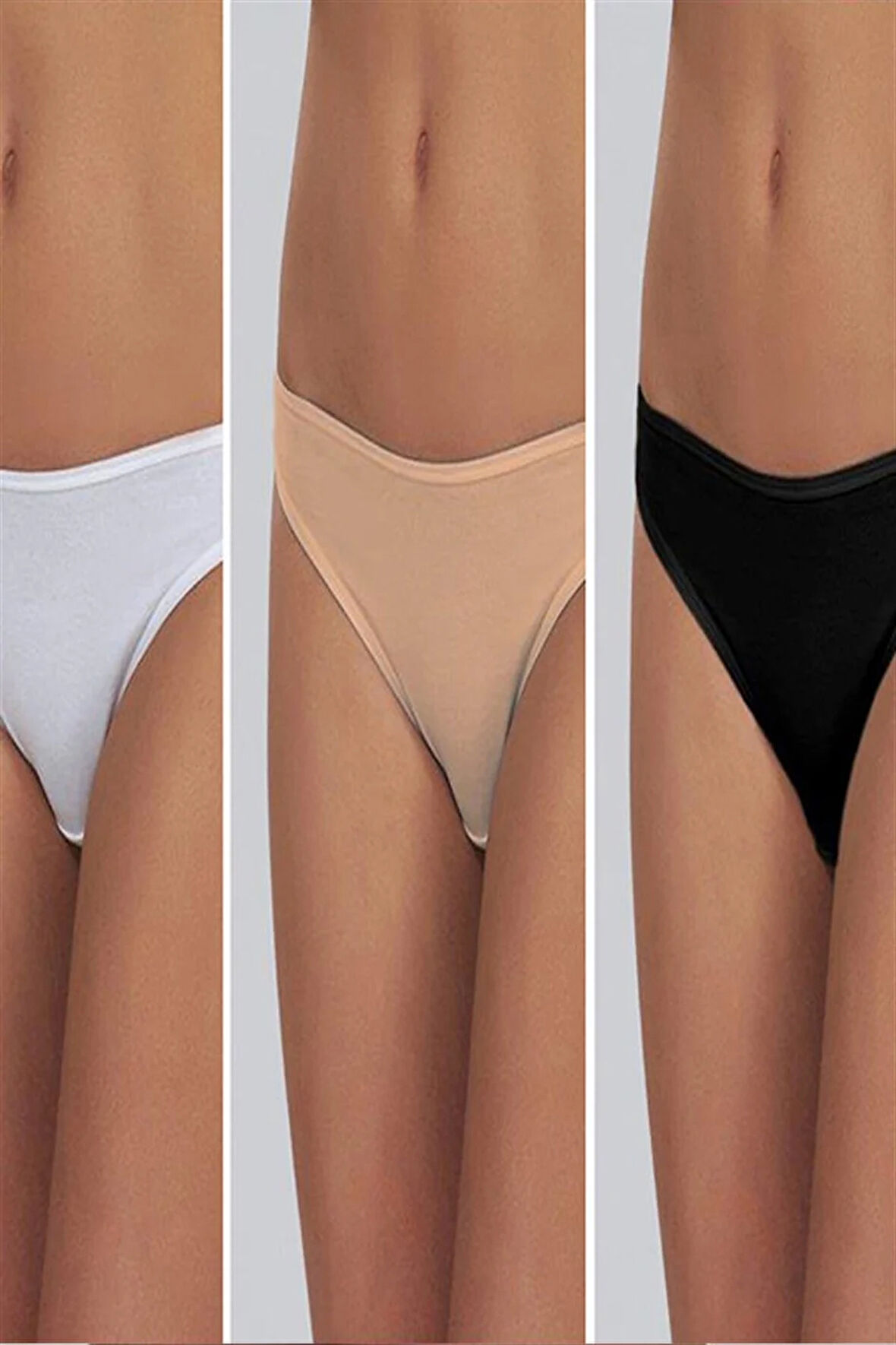Kadın Basic Slip 5'li Paket 620