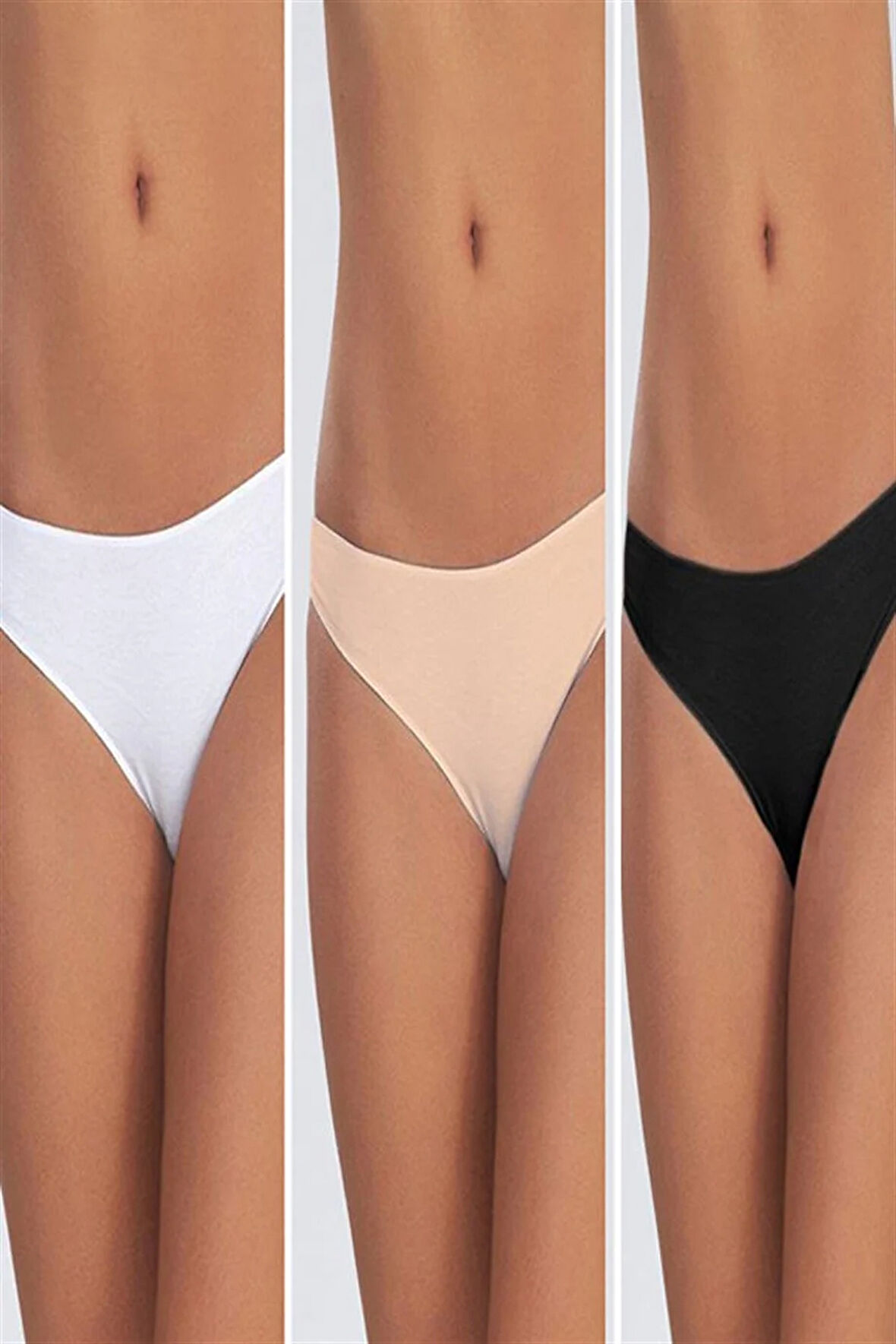 Kadın İzsiz Slip 5'li Paket 621