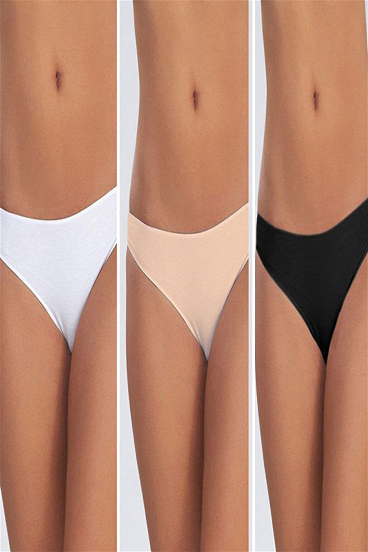 Kadın İzsiz Slip 5'li Paket 621