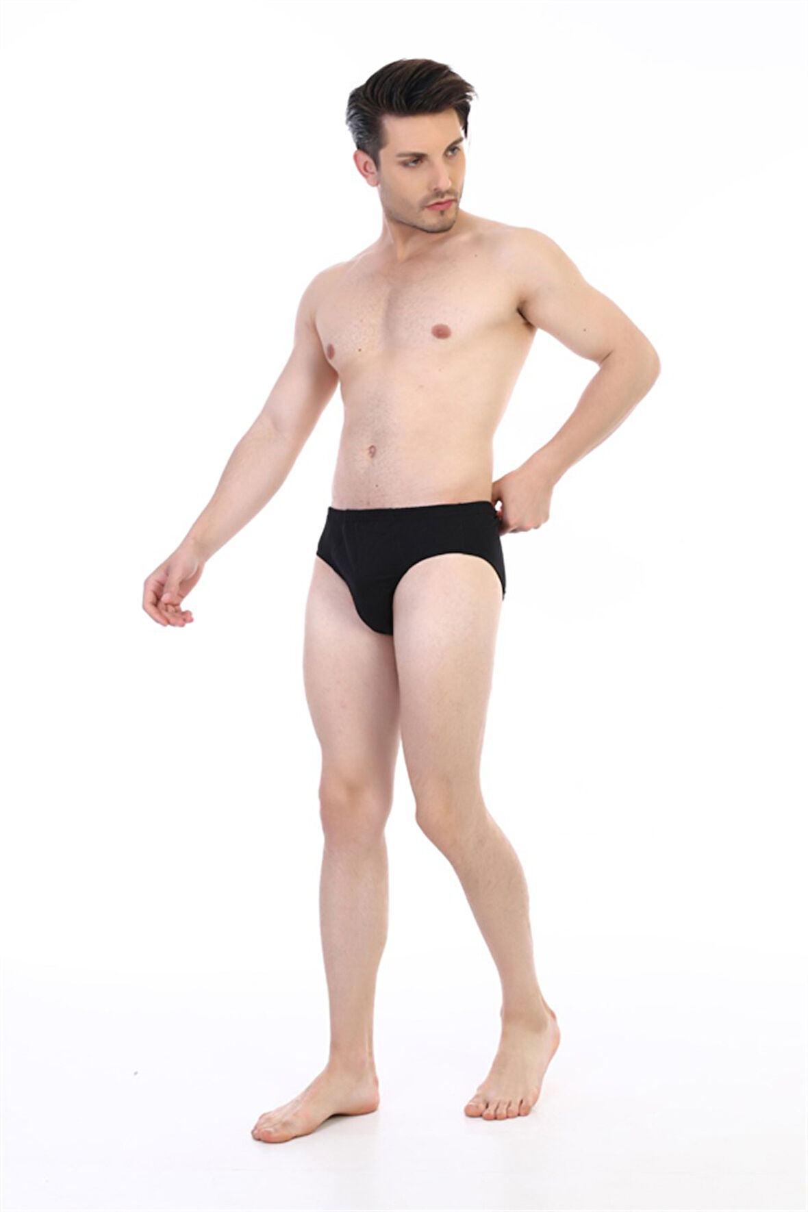 Erkek Süprem Siyah Slip 741