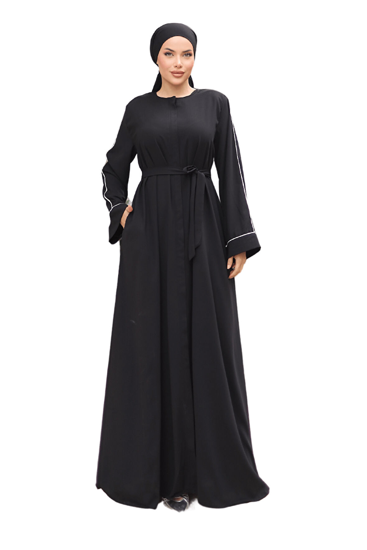  NİSSRA GİZLİ PATLI BİYELİ ABAYA KOL FERACE NSR505801