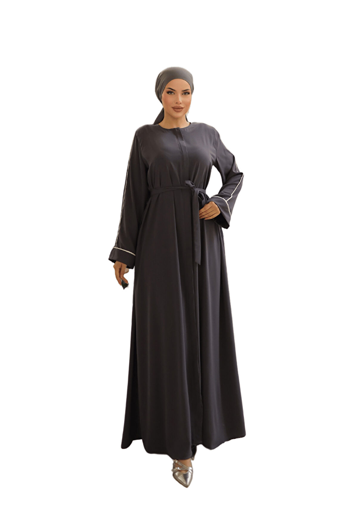  NİSSRA GİZLİ PATLI BİYELİ ABAYA KOL FERACE NSR505801