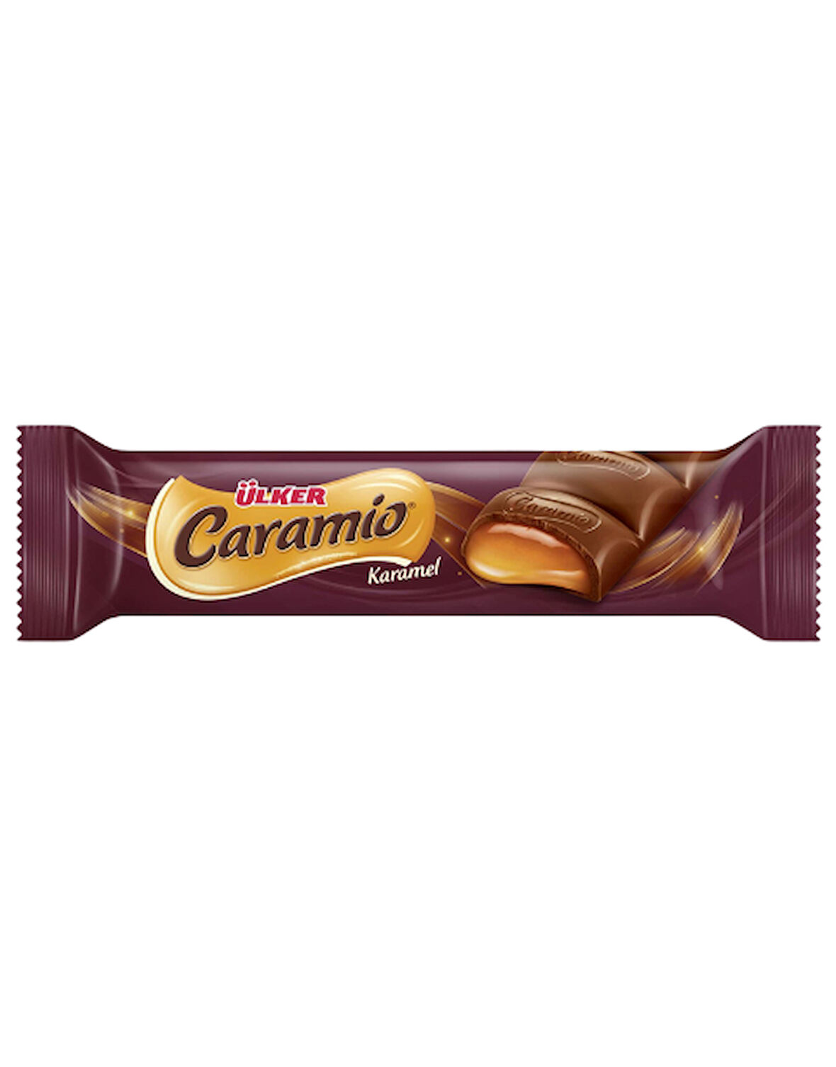 Ülker Caramio Karamel Dolgulu Sütlü Çikolata 32 GR * 24 Adet